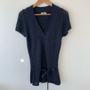 Size M-L dark blue/grey sweater